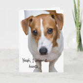 Het doet pijn droevige honden aanmoediging kaart (Voorkant)