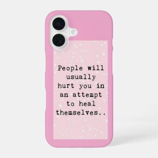 het doet pijn om iPhone 16 hoesje (Achterkant)