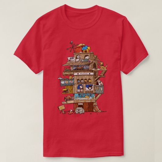 Het Dog House T-shirt (Design voorkant)