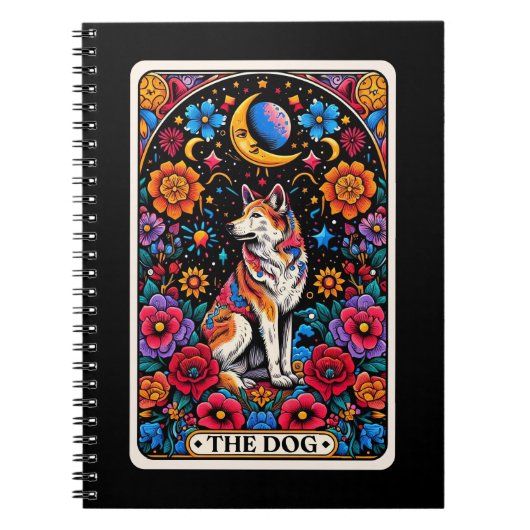 Het Dog Spirit Tarot Kaart Notitieboek (Voorkant)