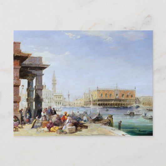 Het Dogepaleis van Santa Maria della Briefkaart (Voorkant)
