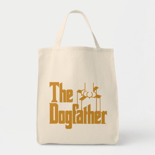 Het Dogfather-ontwerp Tote Bag (Voorkant)