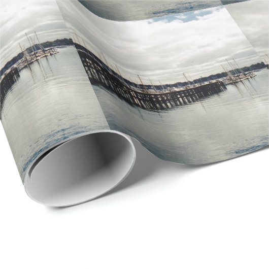 Het Dok van de boot Cadeaupapier (Rol Hoek)