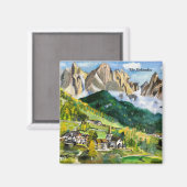 Het Dolomites Magnet (Voorkant / Achterkant)