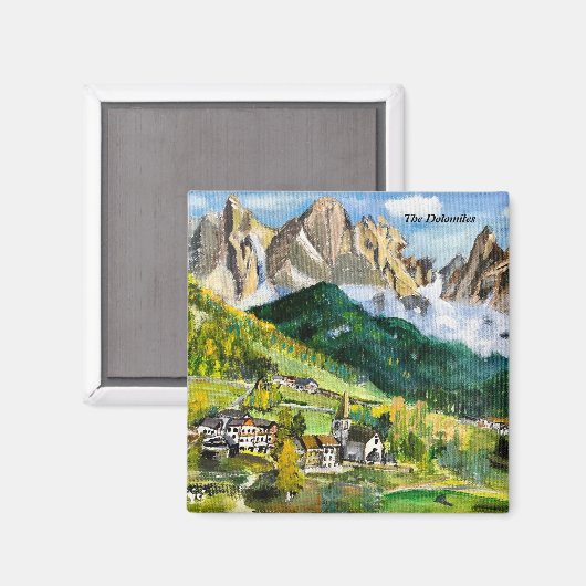 Het Dolomites Magnet (Voorkant / Achterkant)