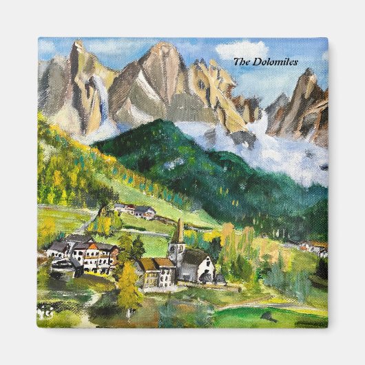 Het Dolomites Magnet (Voorkant)