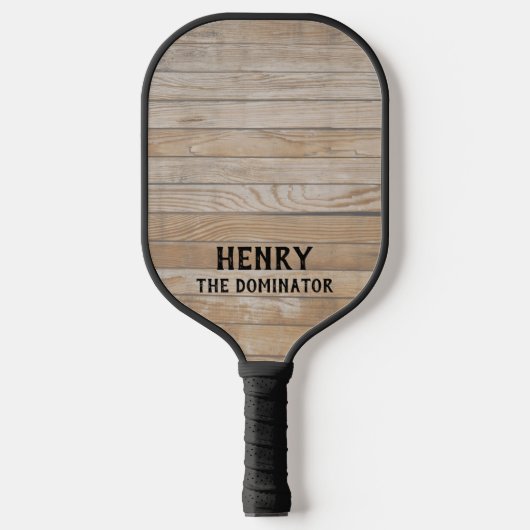 Het dominante hout pickleball paddle (Voorkant)