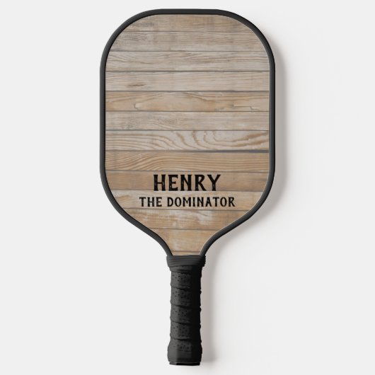Het dominante hout pickleball paddle (Achterkant)