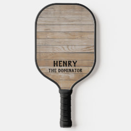 Het dominante hout pickleball paddle