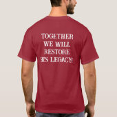 Het Donaldson Netwerk Bertha 1924 T-shirt (Achterkant)