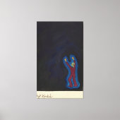 Het donker  canvas afdruk (Voorkant)