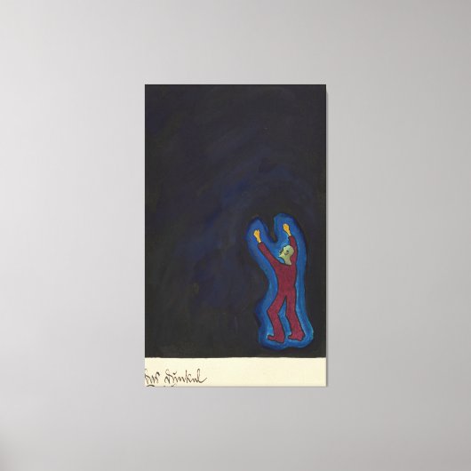 Het donker canvas afdruk (Voorkant)