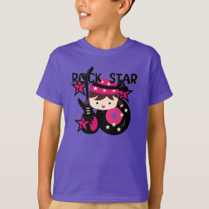 Het donkerbruine Meisje van de Ster van de Rots T-shirt