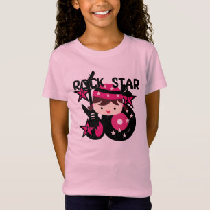 Het donkerbruine Meisje van de Ster van de Rots T-shirt