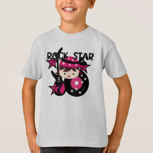 Het donkerbruine Meisje van de Ster van de Rots T-shirt
