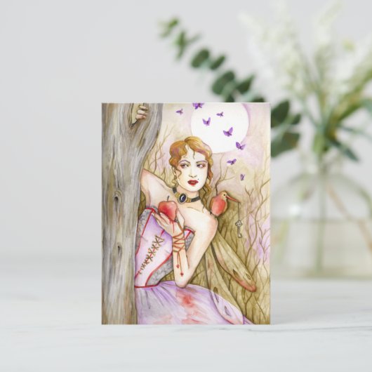 Het donkere Briefkaart van de Dark Fairies-reeks (Staand voorkant)