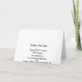 Het Donkere Centrum van de zonnebloem Kaart (Achterkant)