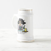 Het Donkere Haar van de Bijwerking van het Bierpul (Voorkant links)