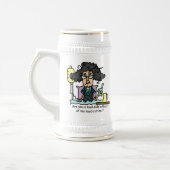 Het Donkere Haar van de Bijwerking van het Bierpul (Links)