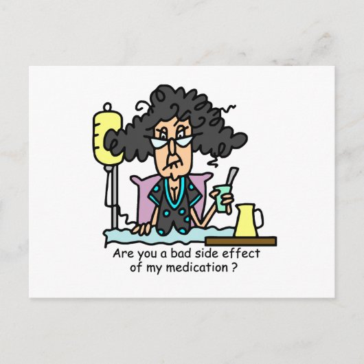 Het Donkere Haar van de Bijwerking van het Briefkaart (Voorkant)