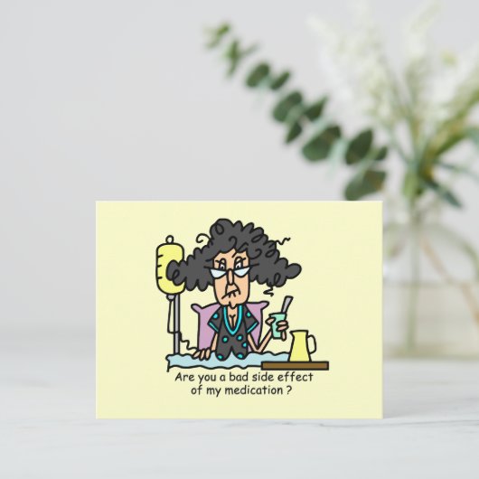 Het Donkere Haar van de Bijwerking van het Briefkaart (Staand voorkant)