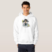Het Donkere Haar van de Bijwerking van het Hoodie (Voorkant volledig)