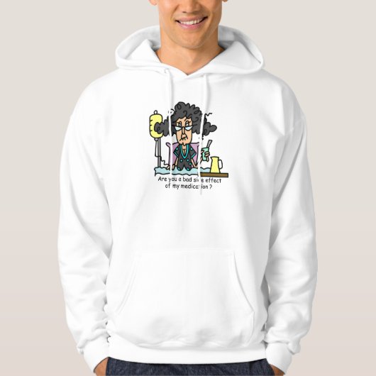 Het Donkere Haar van de Bijwerking van het Hoodie (Voorkant)