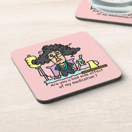 Het Donkere Haar van de Bijwerking van het medicij Drankjes Onderzetter (Linkerzijde)