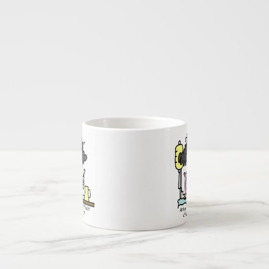 Het Donkere Haar van de Bijwerking van het medicij Espresso Kop (Voorkant)