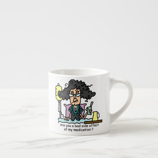 Het Donkere Haar van de Bijwerking van het medicij Espresso Kop (Rechts)