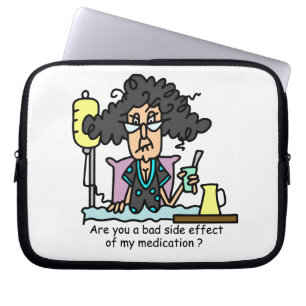 Het Donkere Haar van de Bijwerking van het medicij Laptop Sleeve