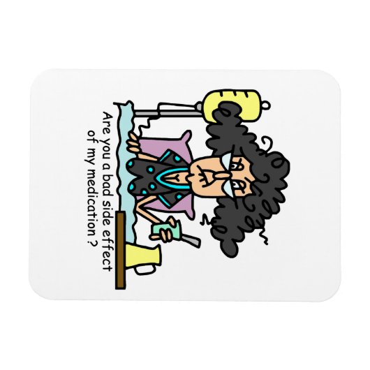 Het Donkere Haar van de Bijwerking van het medicij Magneet (Horizontaal)