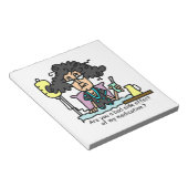 Het Donkere Haar van de Bijwerking van het medicij Notitieblok (Schuin)