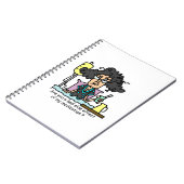 Het Donkere Haar van de Bijwerking van het medicij Notitieboek (Linkerzijde)