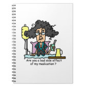 Het Donkere Haar van de Bijwerking van het medicij Notitieboek (Voorkant)