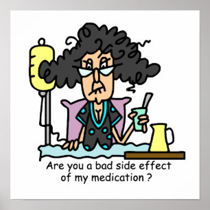 Het Donkere Haar van de Bijwerking van het medicij Poster