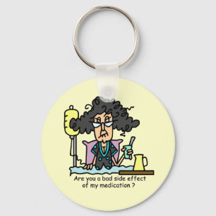 Het Donkere Haar van de Bijwerking van het medicij Sleutelhanger