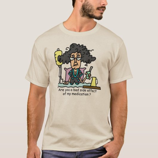 Het Donkere Haar van de Bijwerking van het T-shirt (Voorkant)
