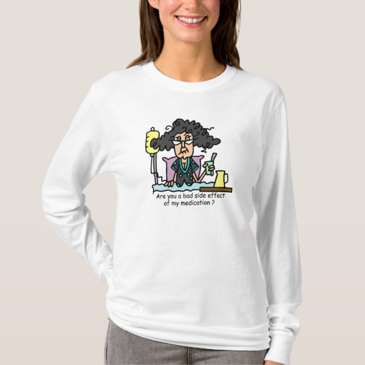 Het Donkere Haar van de Bijwerking van het T-shirt (Voorkant)