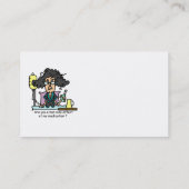 Het Donkere Haar van de Bijwerking van het Visitekaartje (Achterkant)