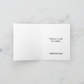 Het donkere Huwelijk van de Gothic van de Vampier Bedankkaart (Binnen)