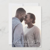 Het Donkere Malplaatje van de Foto van het Manuscr Save The Date (Voorkant)