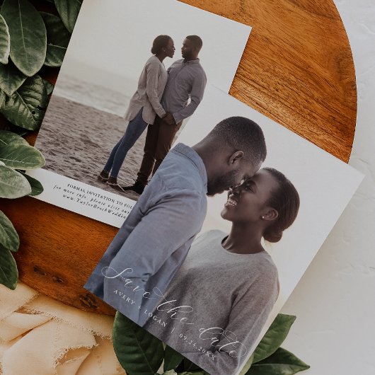 Het Donkere Malplaatje van de Foto van het Manuscr Save The Date