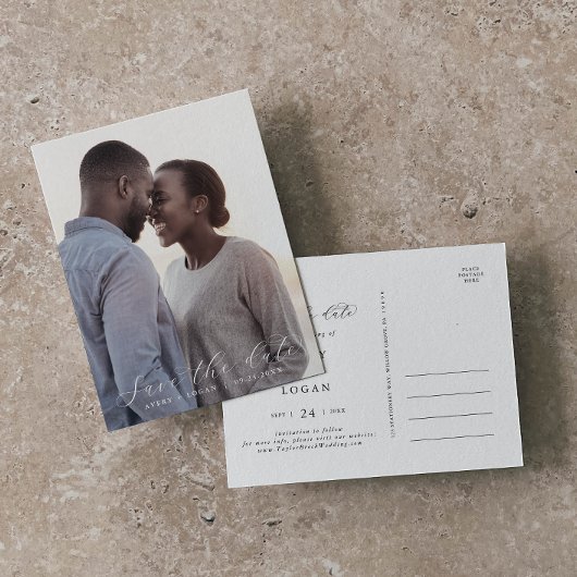 Het Donkere Malplaatje van de Foto van het Manuscr Uitnodiging Briefkaart