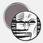 Het donkere Man Magneet (Voorkant / Achterkant)