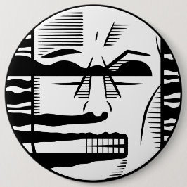 Het donkere Man Ronde Button 6,0 Cm