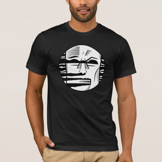 Het donkere Man T-shirt (Voorkant)