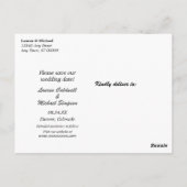 Het donkere Manuscript van de Borstel sparen het B Briefkaart (Achterkant)