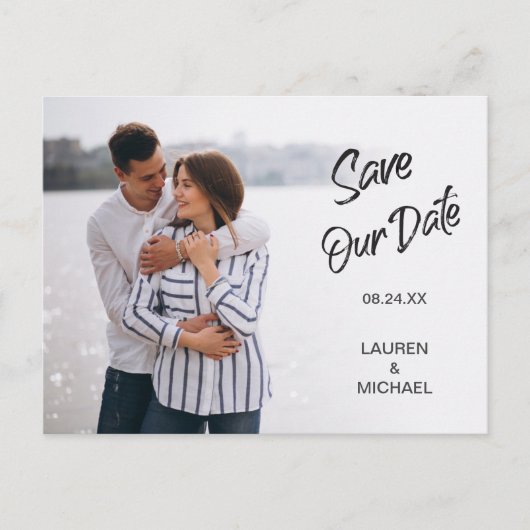 Het donkere Manuscript van de Borstel sparen het B Briefkaart (Voorkant)