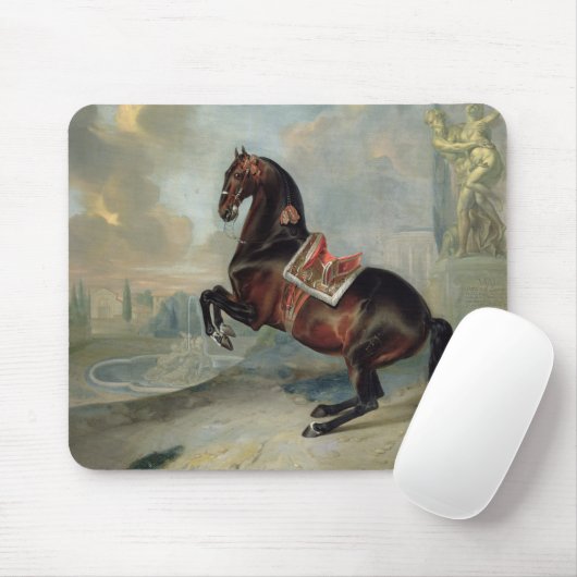 Het donkere paard 'Valido' Muismat (Met muis)